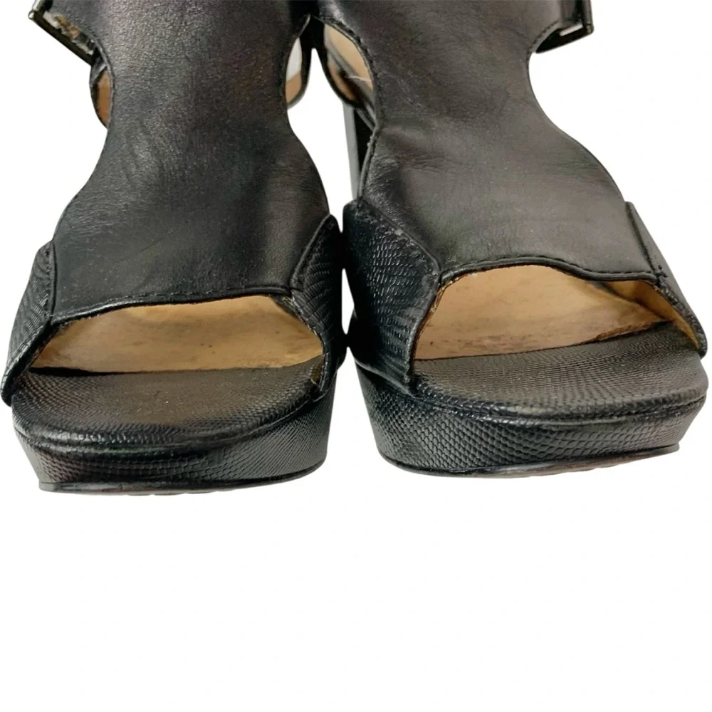 No 704 b. Vanya - Vintage Peep Toe Sling Back Sandals Sz 41
